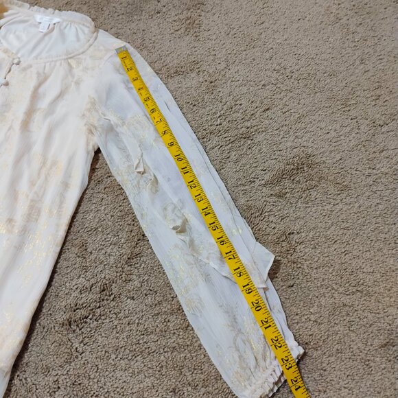 LC Lauren Conrad Pink Blouse Size Small - Picture 5 of 9